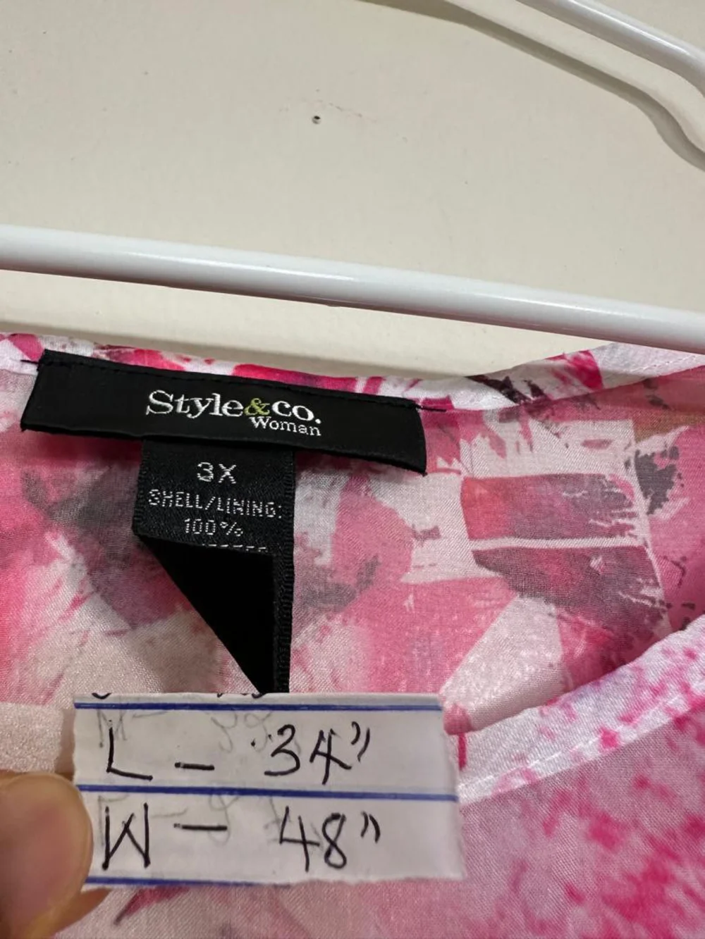 Style & Co. bright pink